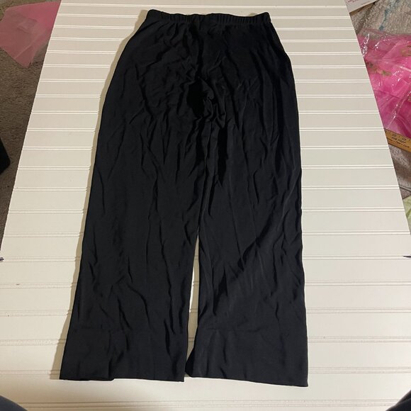 Womens Chicos Black Wide-Leg Stretch Pants Elastic Waist Comfortable Wear Size S - Picture 12 of 12